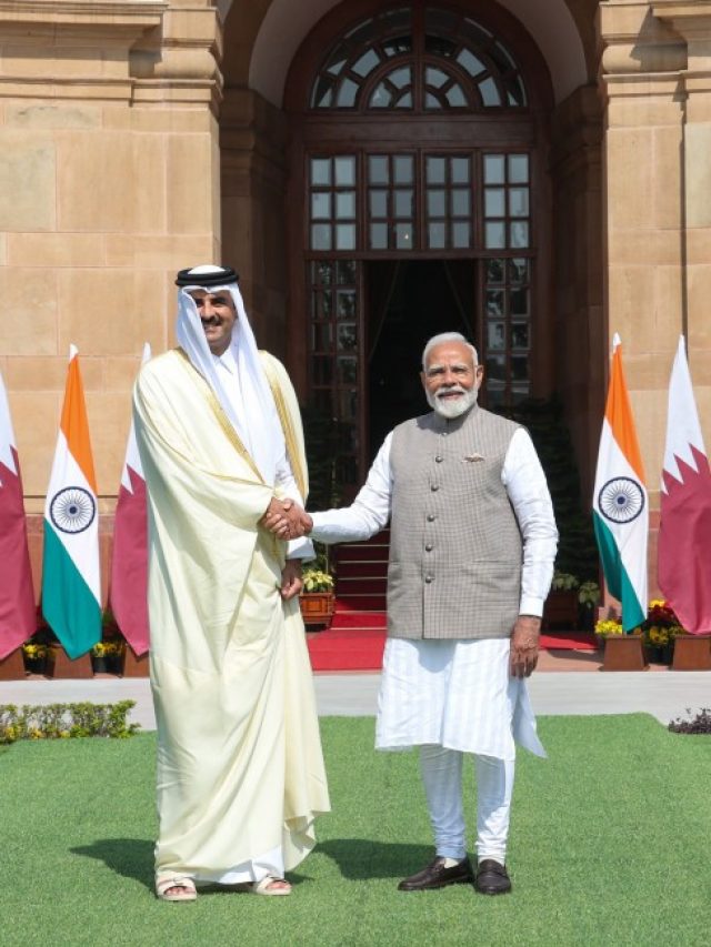 Narendra Modi & Sheikh Tamim